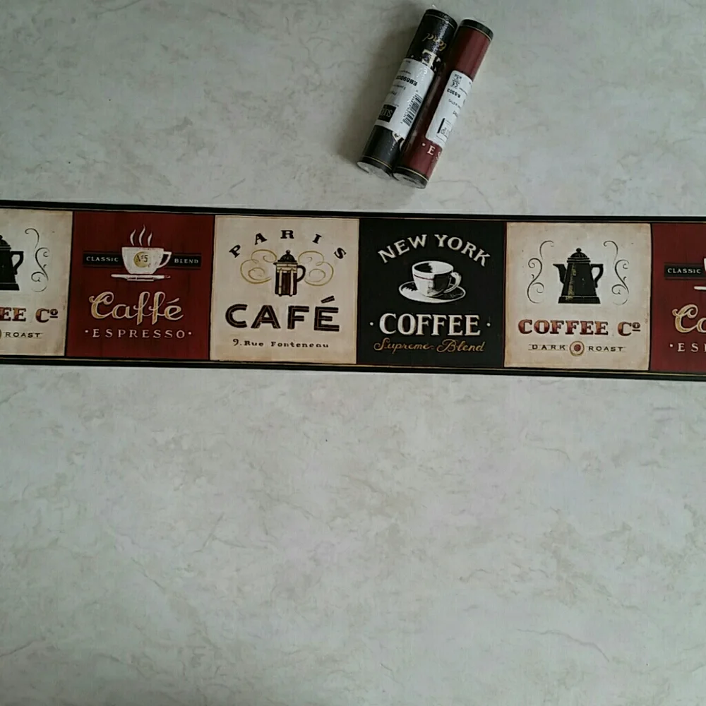 Wallpaper Border Café Coffee Bar